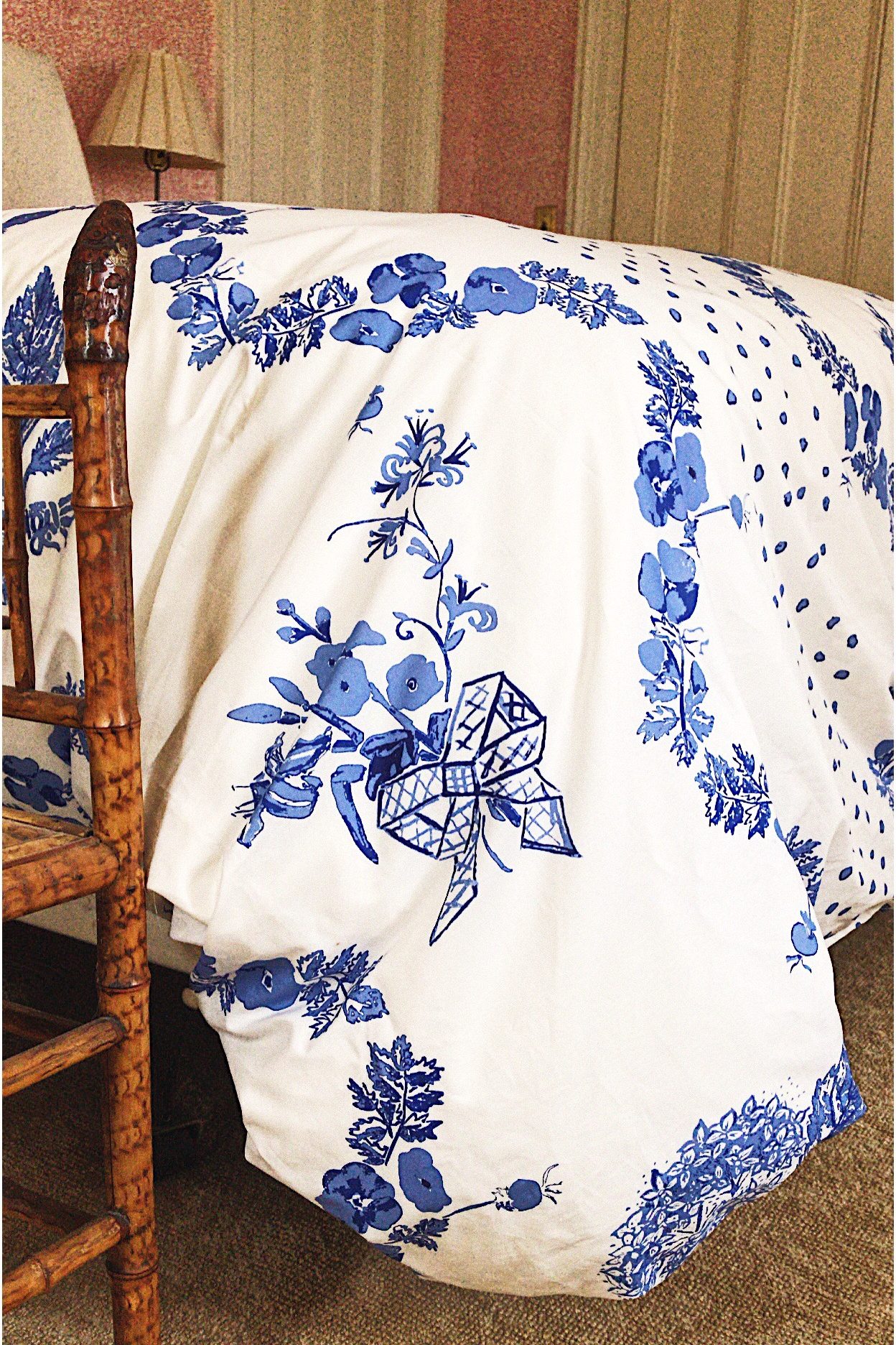 Hydrangea Blue Duvet Cover