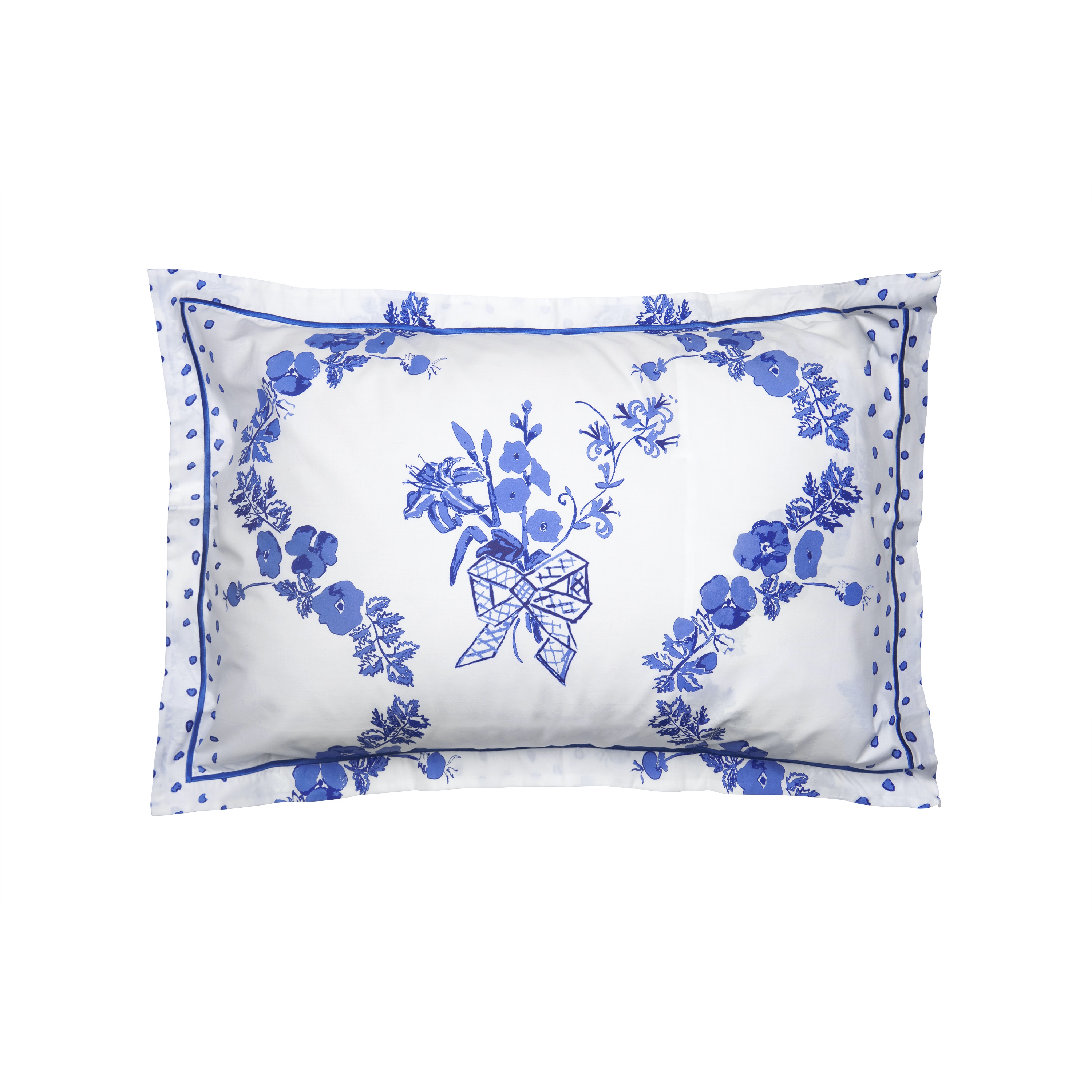 Hydrangea Blue Standard Sham