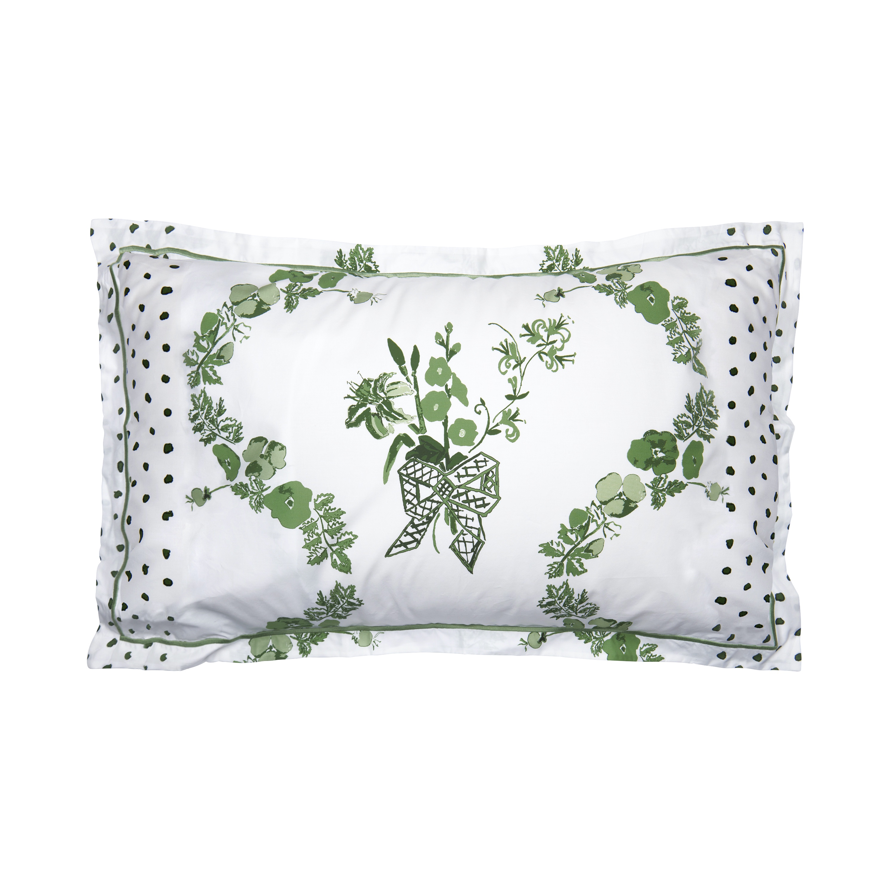Racing Green King Sham