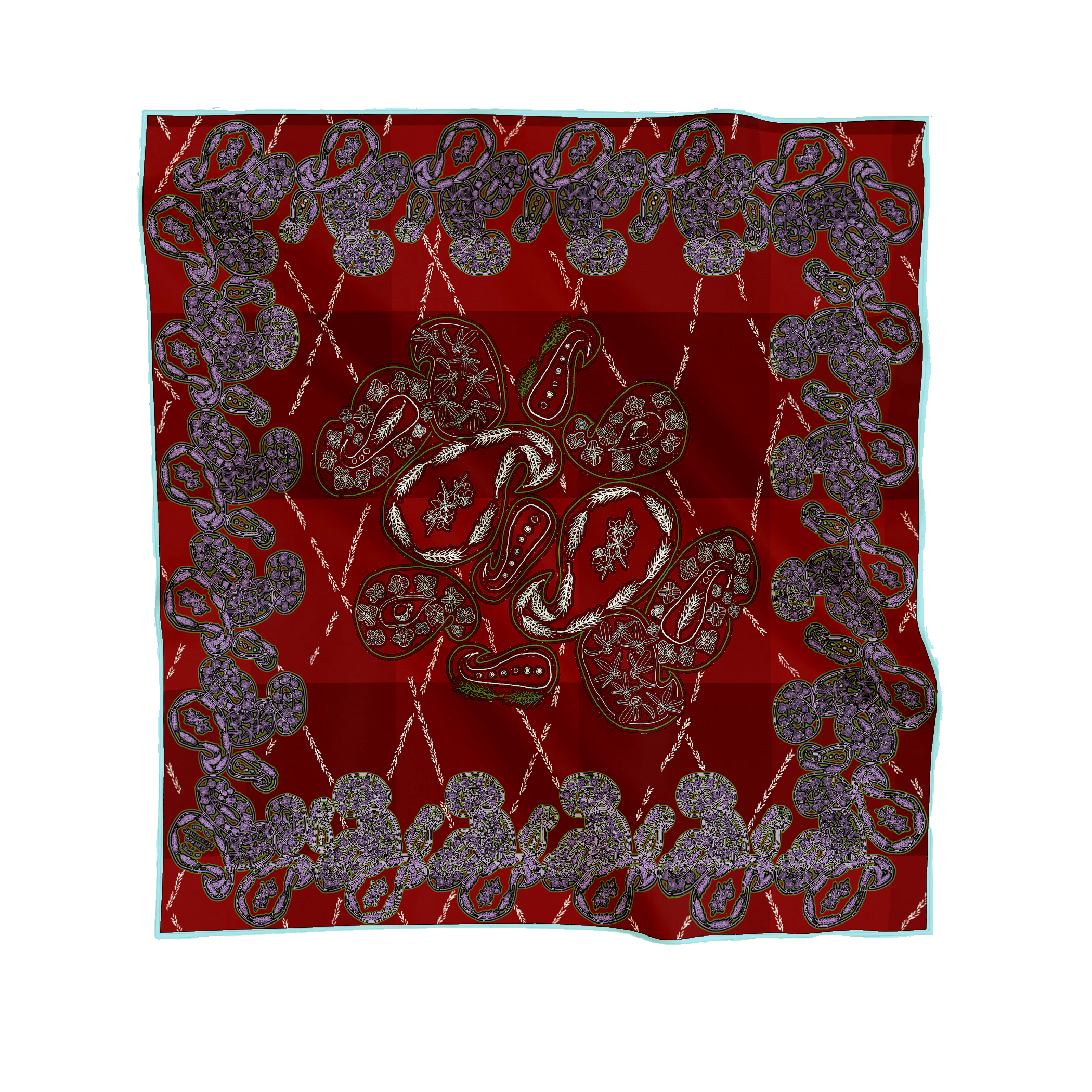Travellers’ Red “Talismanic Paisley” 26